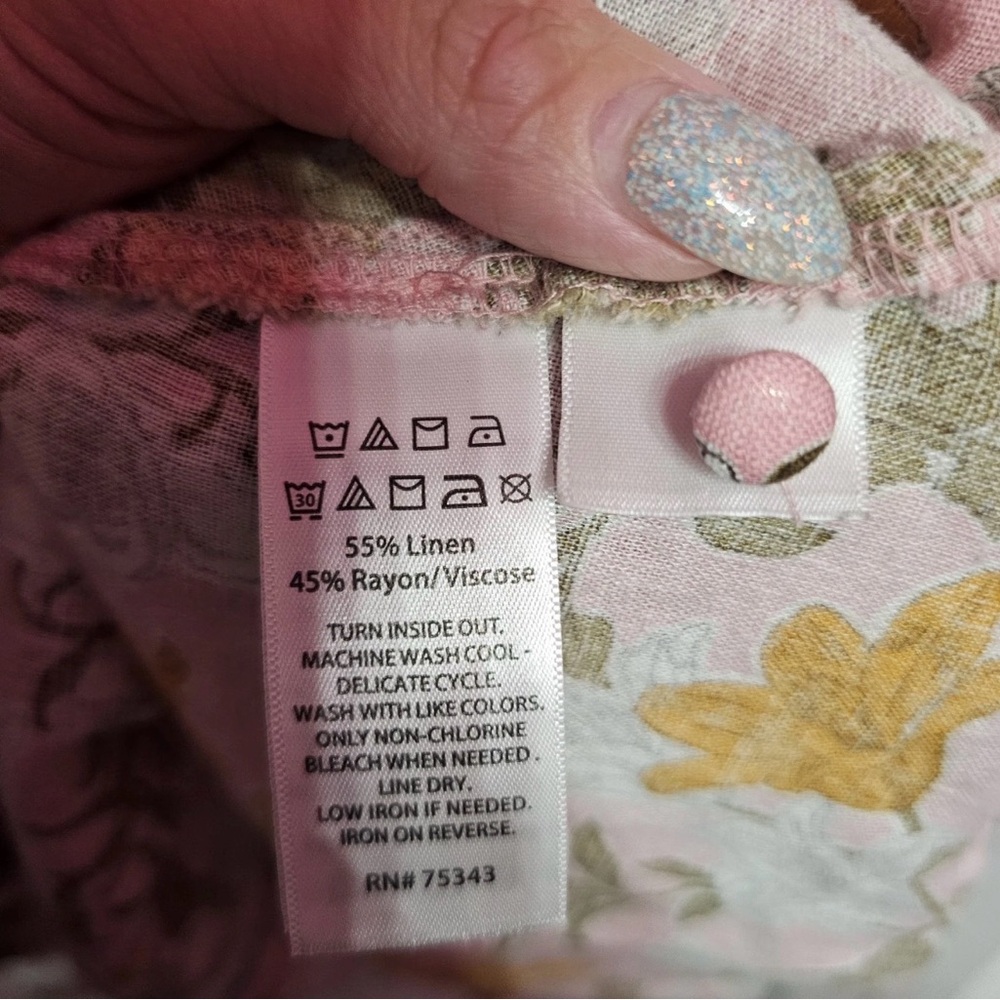 Cynthia Rowley - Linen Blend Floral Dress - Picture 7 of 10